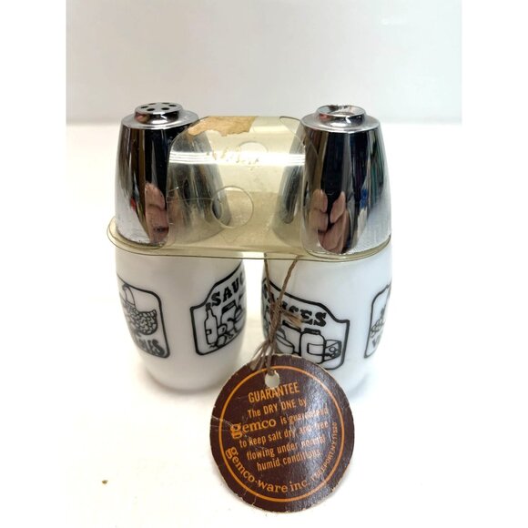 Vintage Gemco DRY-ME Salt & Pepper Shakers NOS - Picture 3 of 6